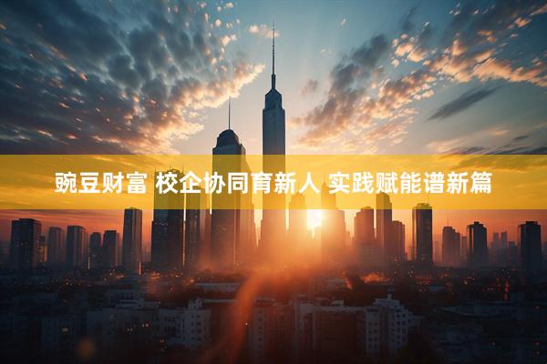 豌豆财富 校企协同育新人 实践赋能谱新篇