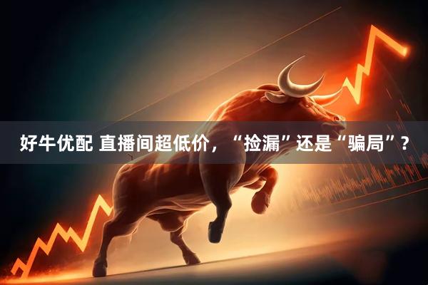 好牛优配 直播间超低价，“捡漏”还是“骗局”？